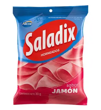 SALADIX 30 gr JAMON (POR TIRA 6u)