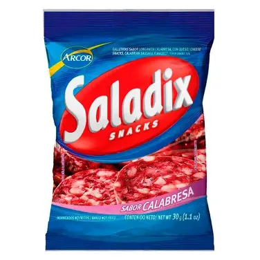 SALADIX CALABRESA 30G (POR TIRA 6u)