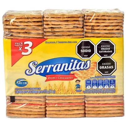 SERRANITA x 3 Und (CAJA*14u)