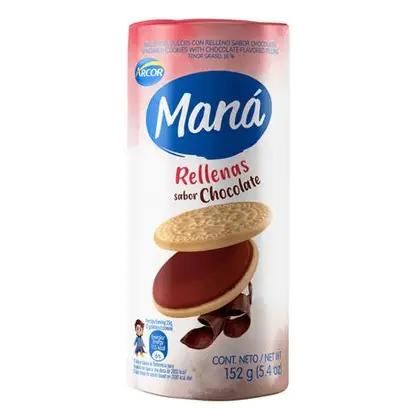MANA RELLENA VAINILLA/CHOCOLATE (CAJA*36u)
