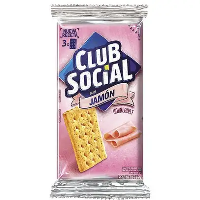CLUB SOCIAL JAMON 141 gr  (CAJA*48u)