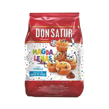 MAGDALENAS DON SATUR DULCE DE LECHE(CAJA*10u)