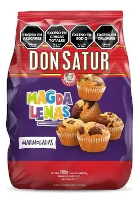 MAGDALENAS DON SATUR MARMOLADA (CAJA*10u)