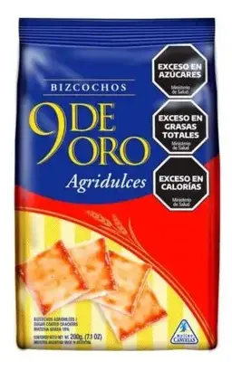 9 DE ORO AGRIDULCE 200 g. (CAJA*20u)