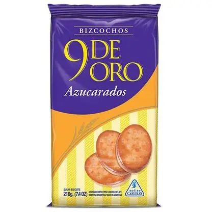 9 DE ORO AZUCARADO 200 g. (CAJA*28u)