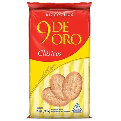 9 DE ORO CLASICO 200 g. (CAJA*24u)