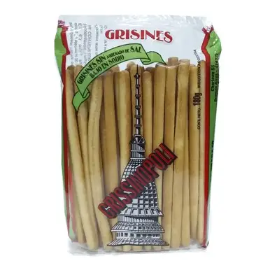 GRISINES GRISSINOPOLI SIN SAL 180 gr(CAJA*20u)