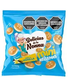 MINI RELLENAS VAINILLA (CAJA*24u)