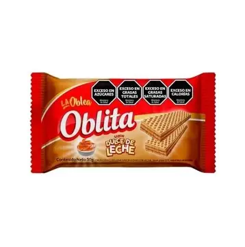 OBLITA DULCE DE LECHE 50 g. (CAJA*48u)