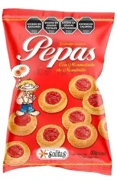 PEPAS SOLITAS 400 gr  (CAJA*10u)