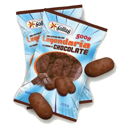 SOLITAS 500 gr LEGENDARIA CHOCOLATE (CAJA*8u)